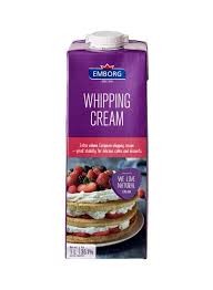 EMBORG WHIPPING CREAM, 35.1% - 1LTR