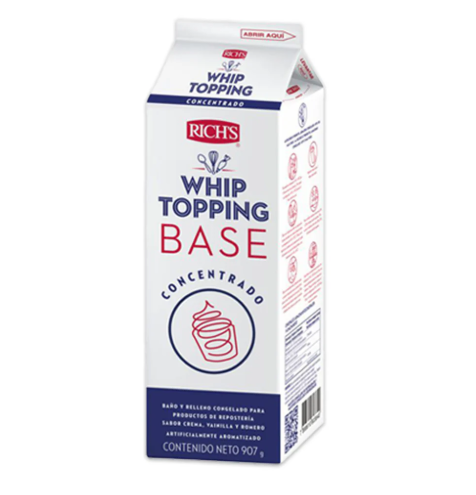 richs whip topping 12kg
