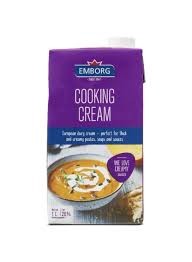 EMBORG COOKING CREAM, 20% - 1LTR